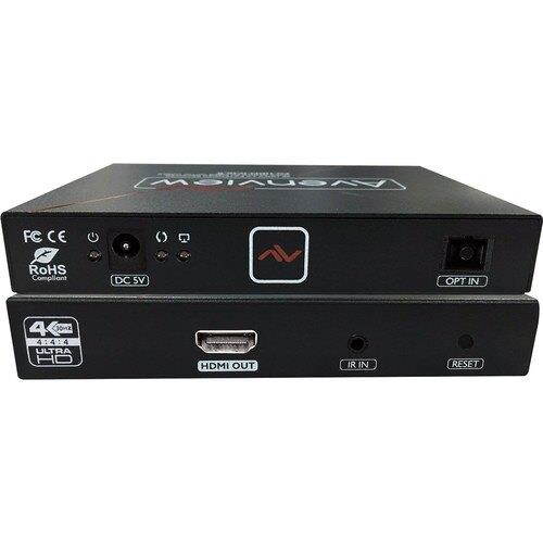 Avenview FO-HDM-IP4K-SET HDMI Extender (Transmitter/Receiver) Set up to 20 KM over Fiber Optic with IR Support