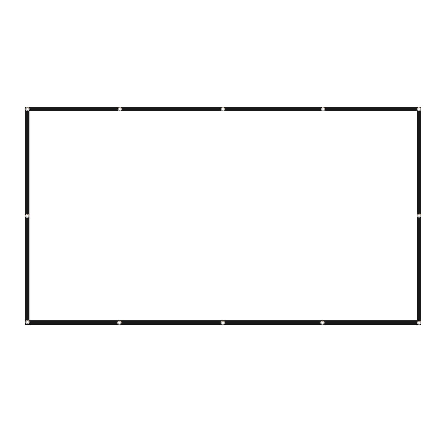 150 inches Projector Screen Widescreen 16:9 Portable Projection Screen Anti-Crease Foldable Indoor Outdoor Projector Movies Screen for Home Office