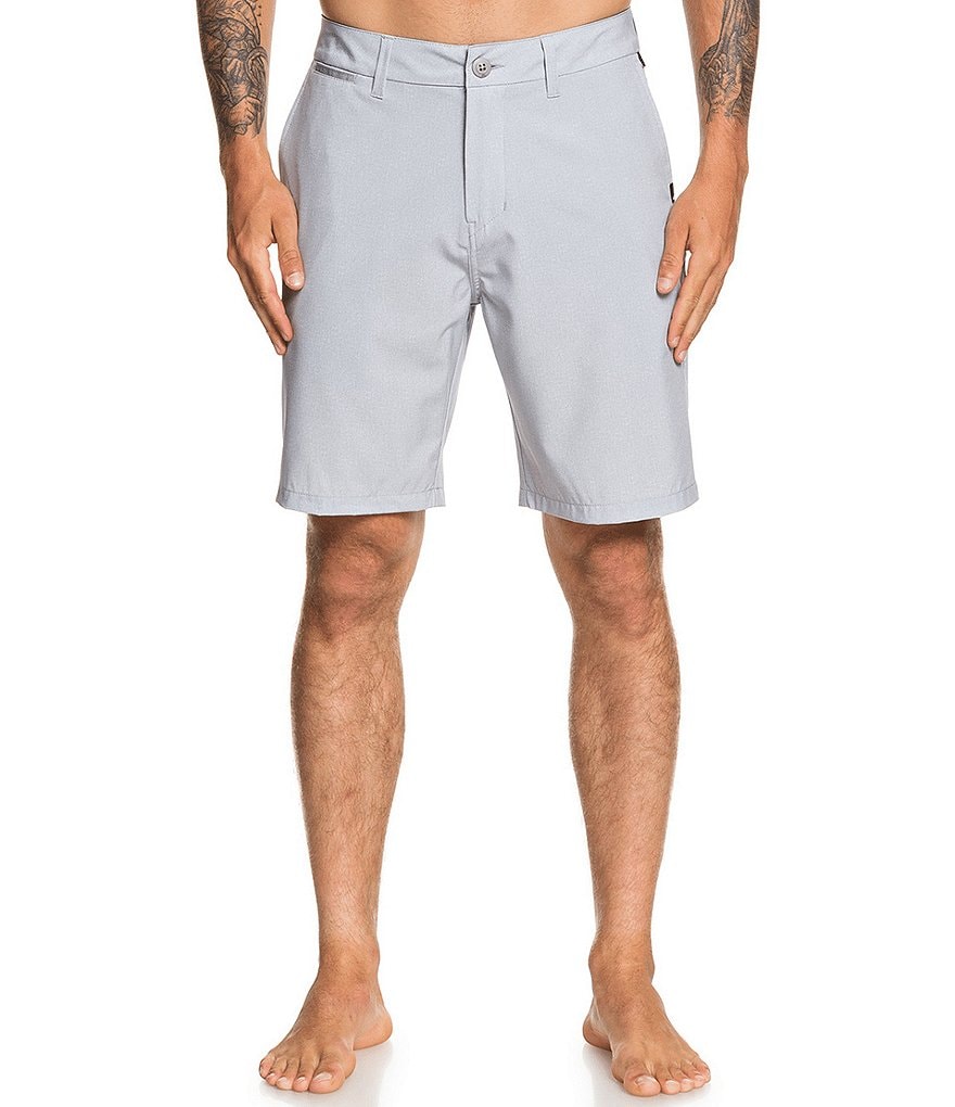 Quiksilver Union Heather Amphibian 20#double; Outseam REPREVE&reg; Recycled Materials Hybrid Shorts