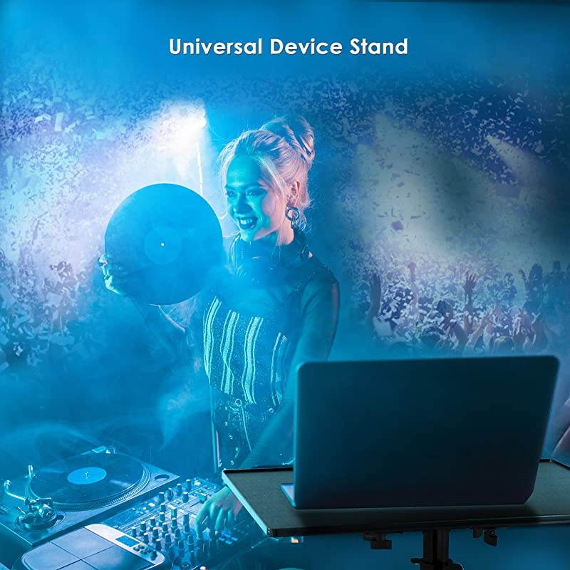 Pro DJ Laptop Projector Stand Adjustable Laptop Stand Computer DJ Equipment Studio Stand Mount Holder Height Adjustable Laptop Projector Stand 23quot to 41quot Good For Stage or Studio  PLPTS3
