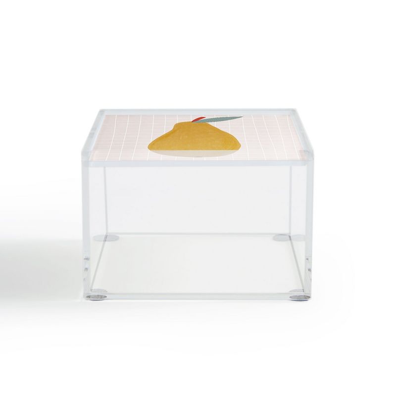 Olivia & May Set of 3 Weave Baskets with Wooden Lids