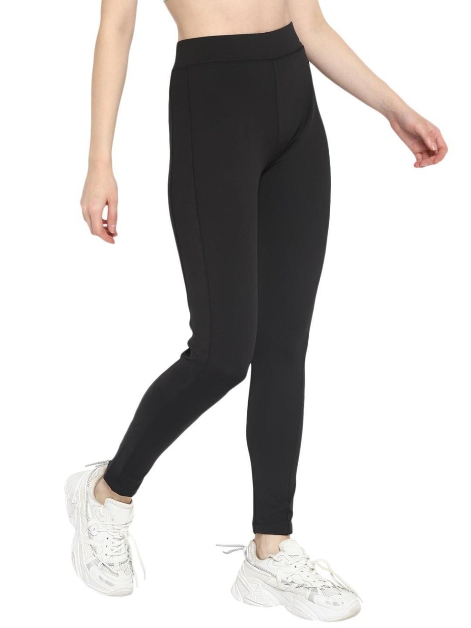 OFF LIMITS Black Self Print Tights