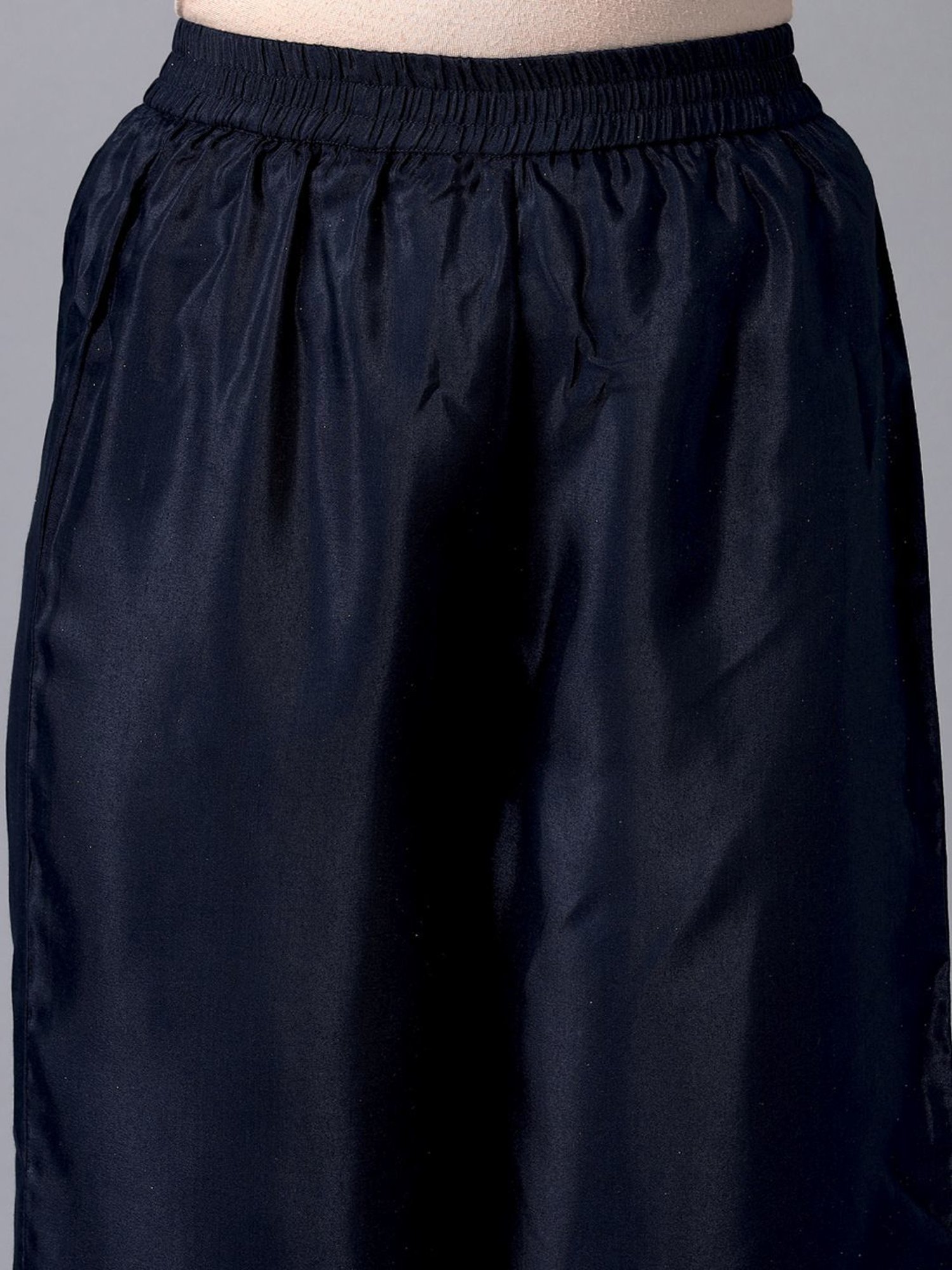 Aure by Aurelia Blue Printed Kurta Palazzo Set