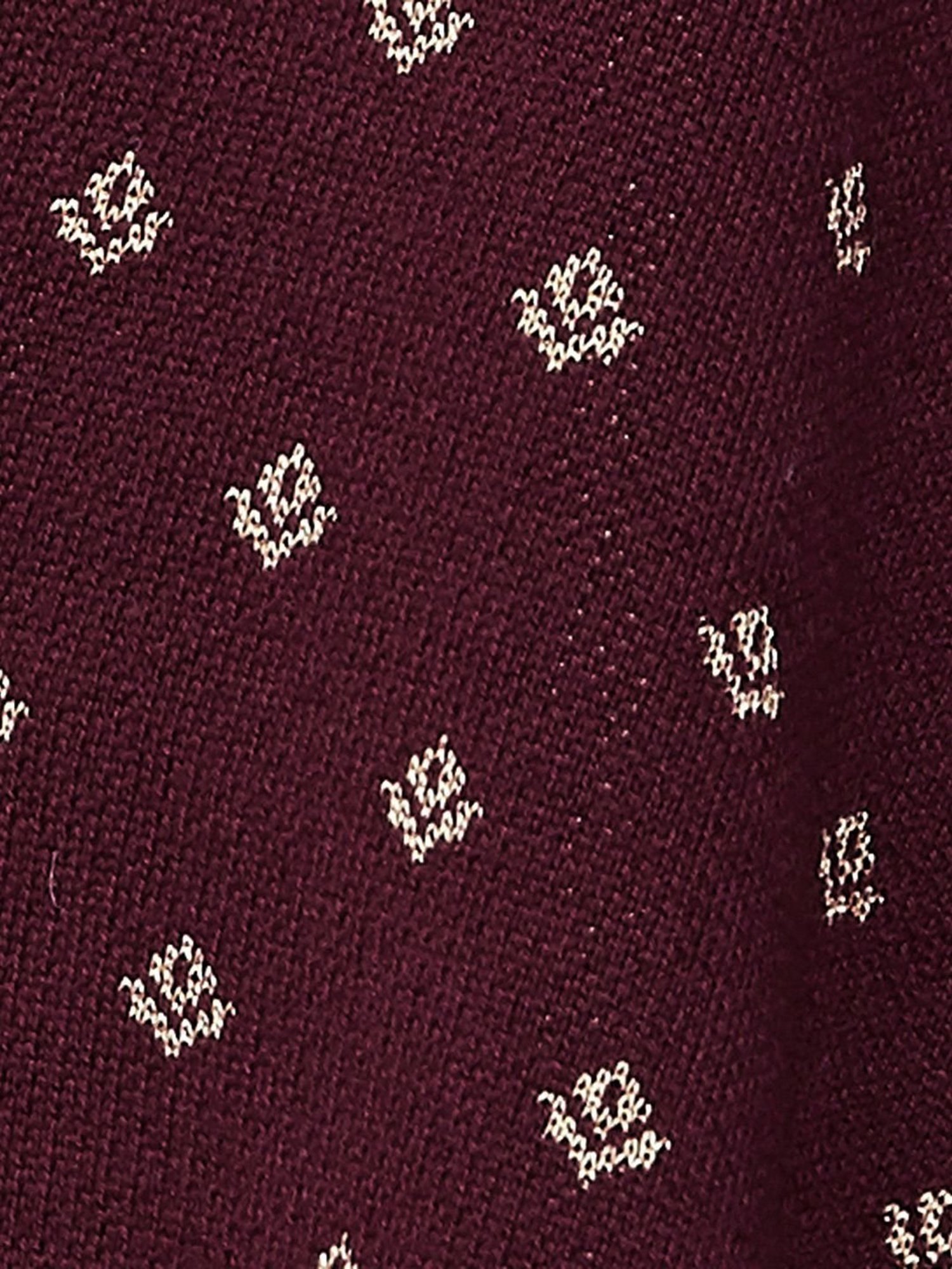 Akkriti by Pantaloons Off-White Self Pattern Shrug