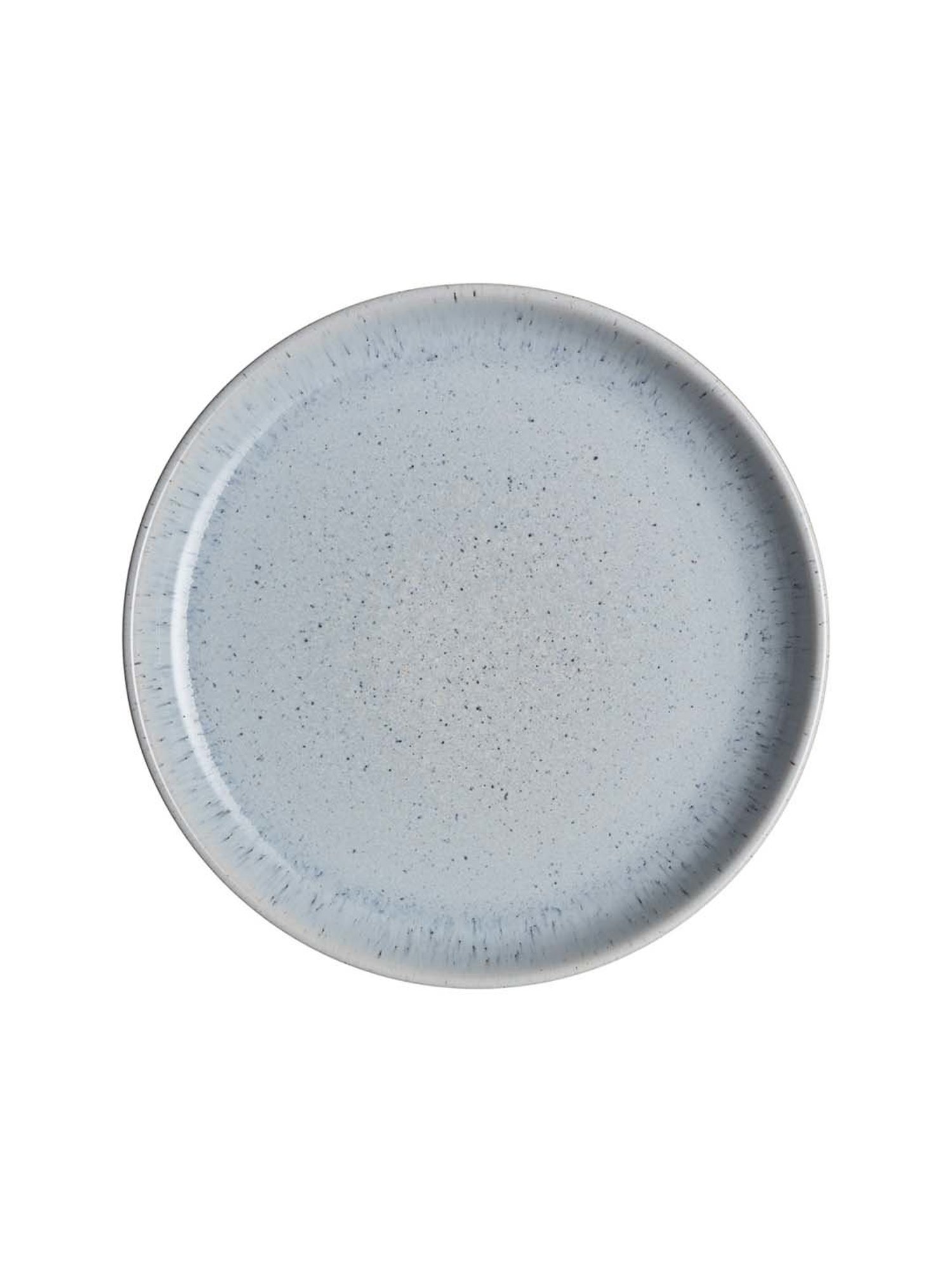 DENBY Studio Blue Pebble Stoneware Coupe Plate - Set of 1