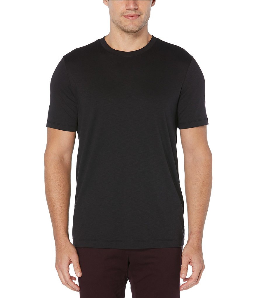 Perry Ellis Solid Slub Short-Sleeve Tee