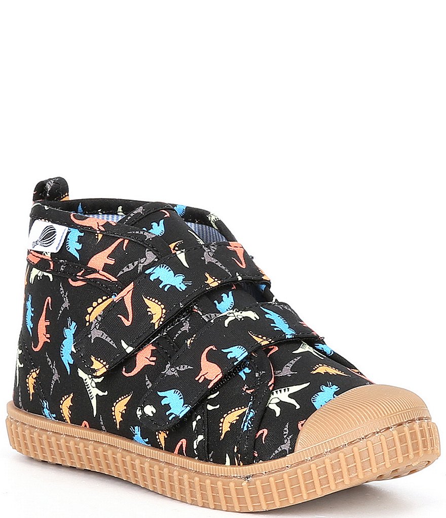 Class Club Kid's Cruzzerr-A Double Strap Washable Dinosaur Print Sneakers (Toddler)