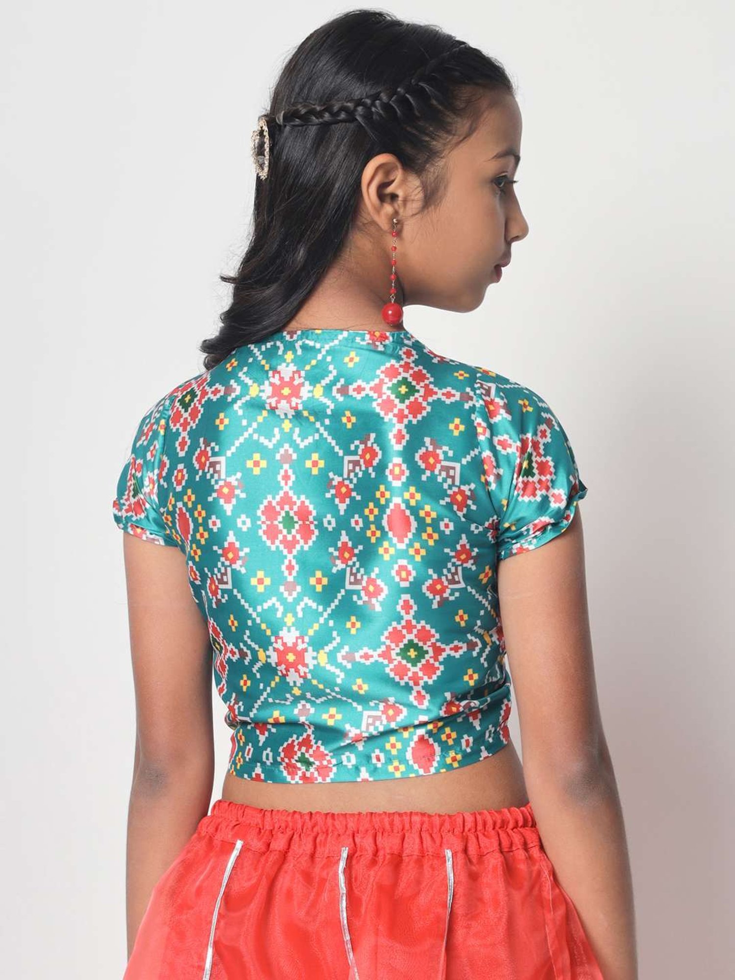 studiorasa Kids Blue Printed Top