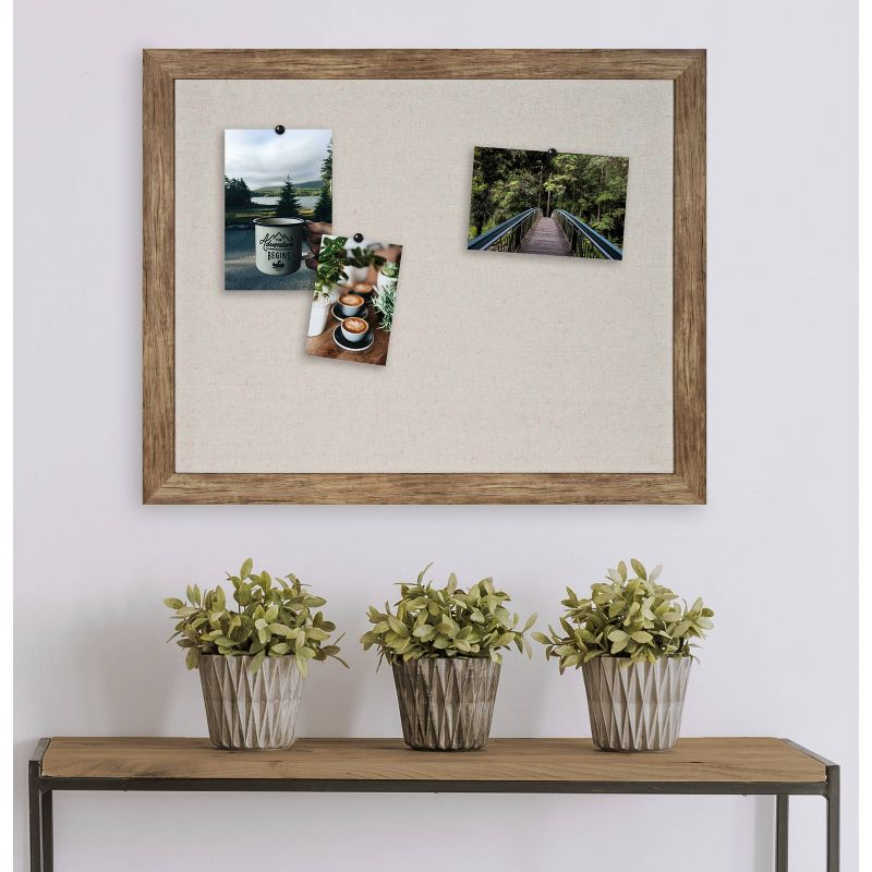 18" x 27" Beatrice Monthly Calendar Rustic Brown - DesignOvation