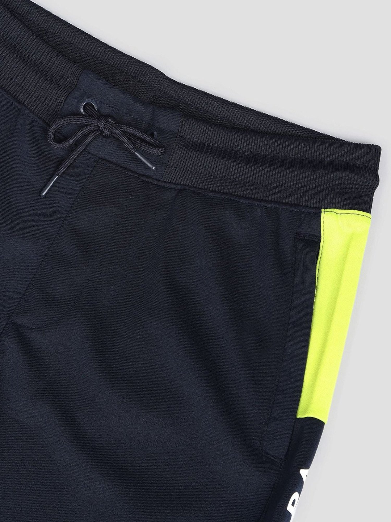 U.S. Polo Assn. Navy Blue Slim Fit Printed Sports Shorts