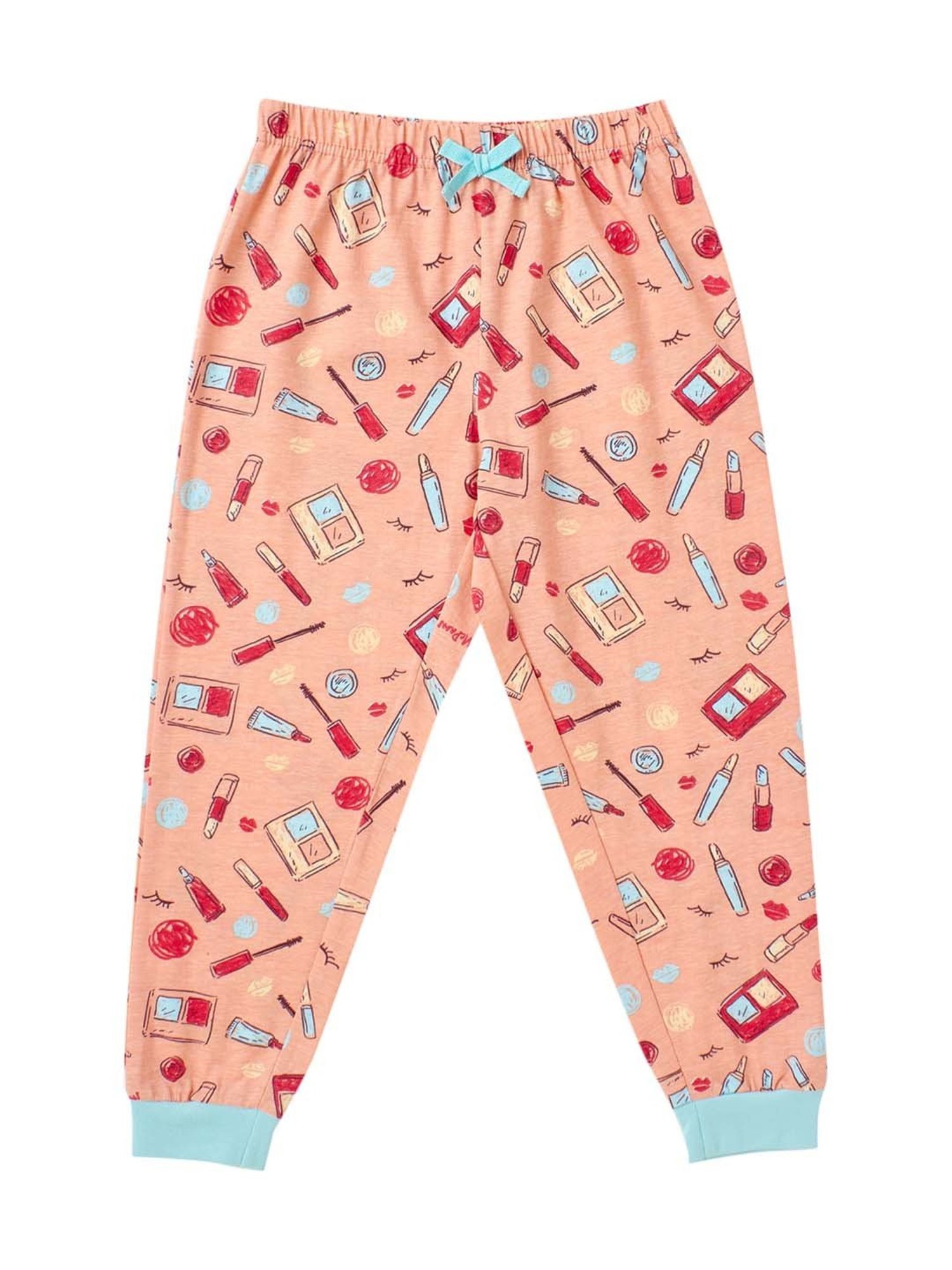 Jockey Girls Black Printed Shorts