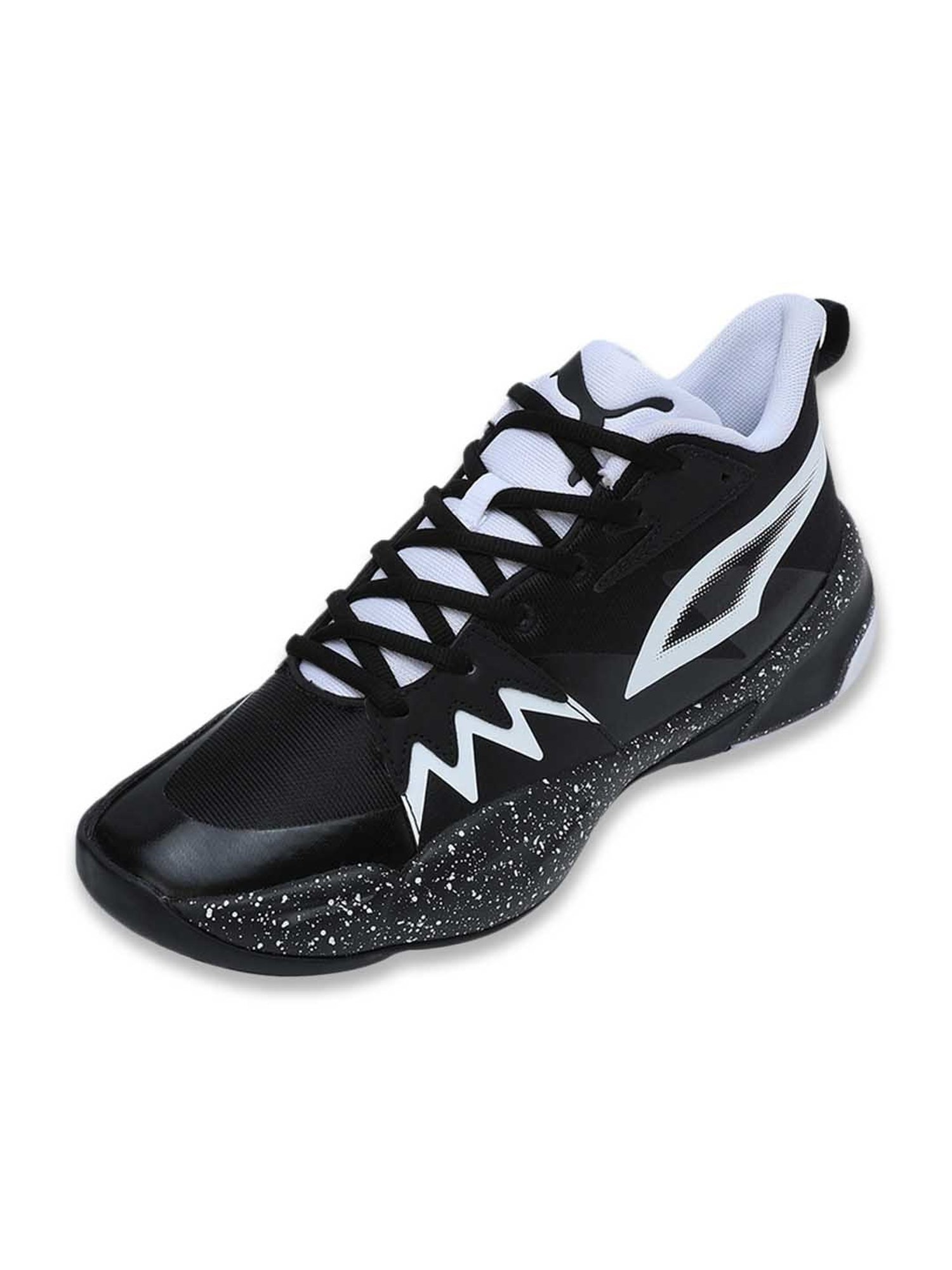 Puma Men's Genetics Speckle White Basketball Shoes