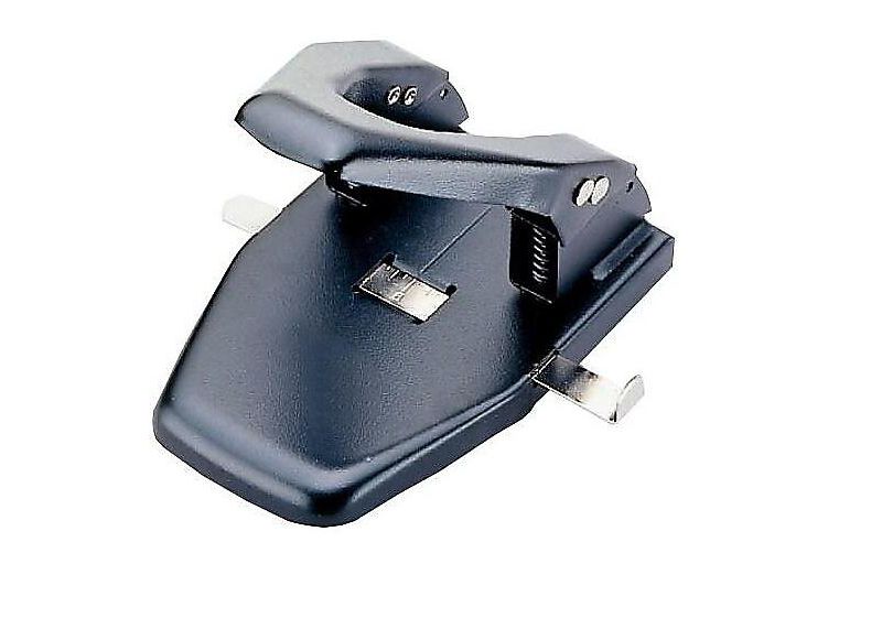 Business Source Heavy-duty 3-hole Punch - Black