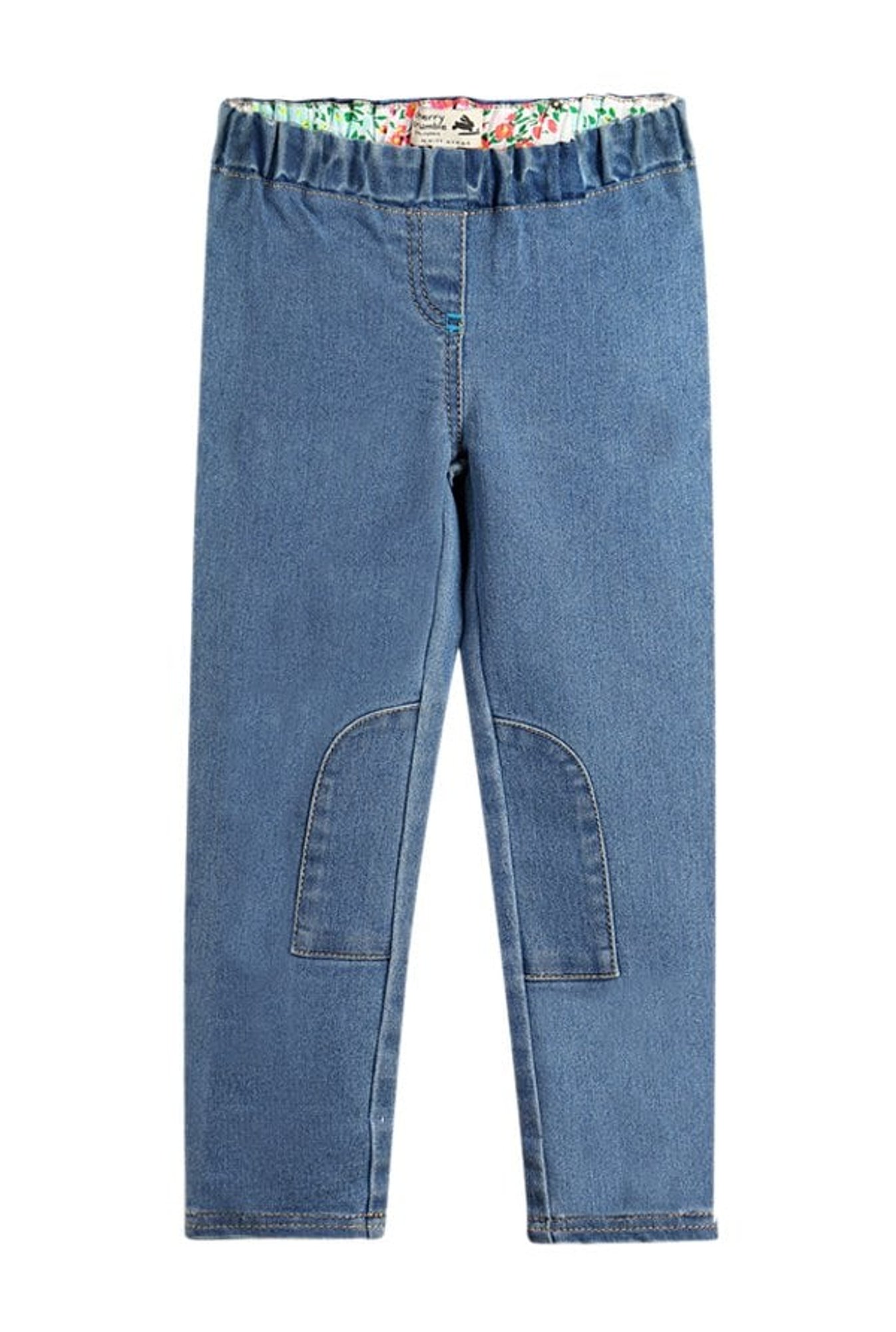 Mothercare Kids Blue Embroidered Jeggings