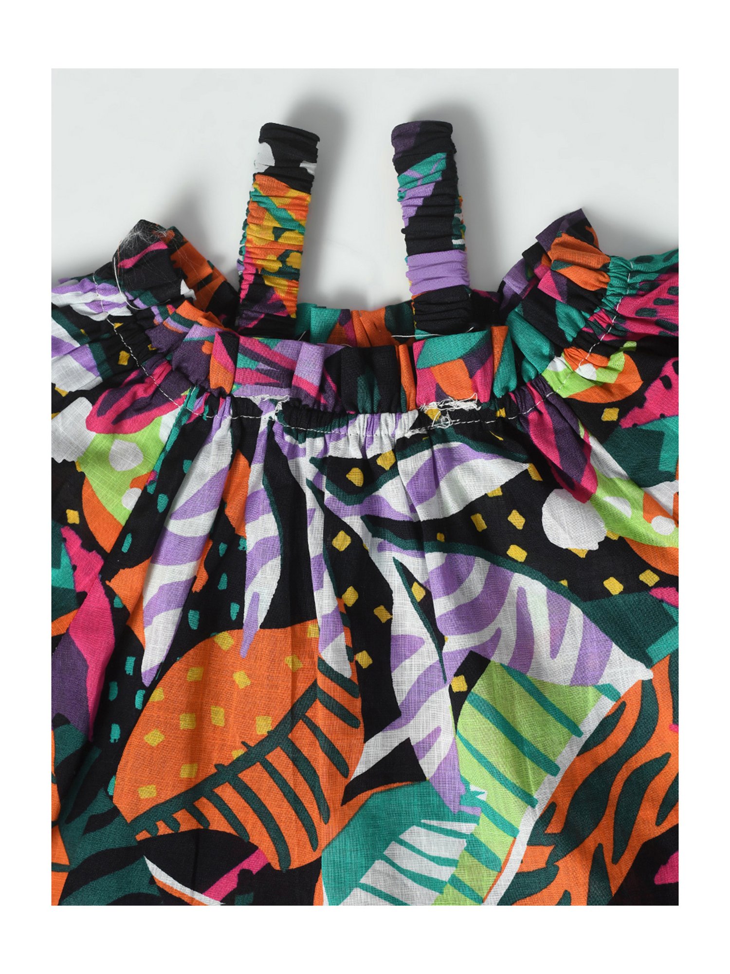 Bella Moda Kids Multicolor Printed Top With Pants