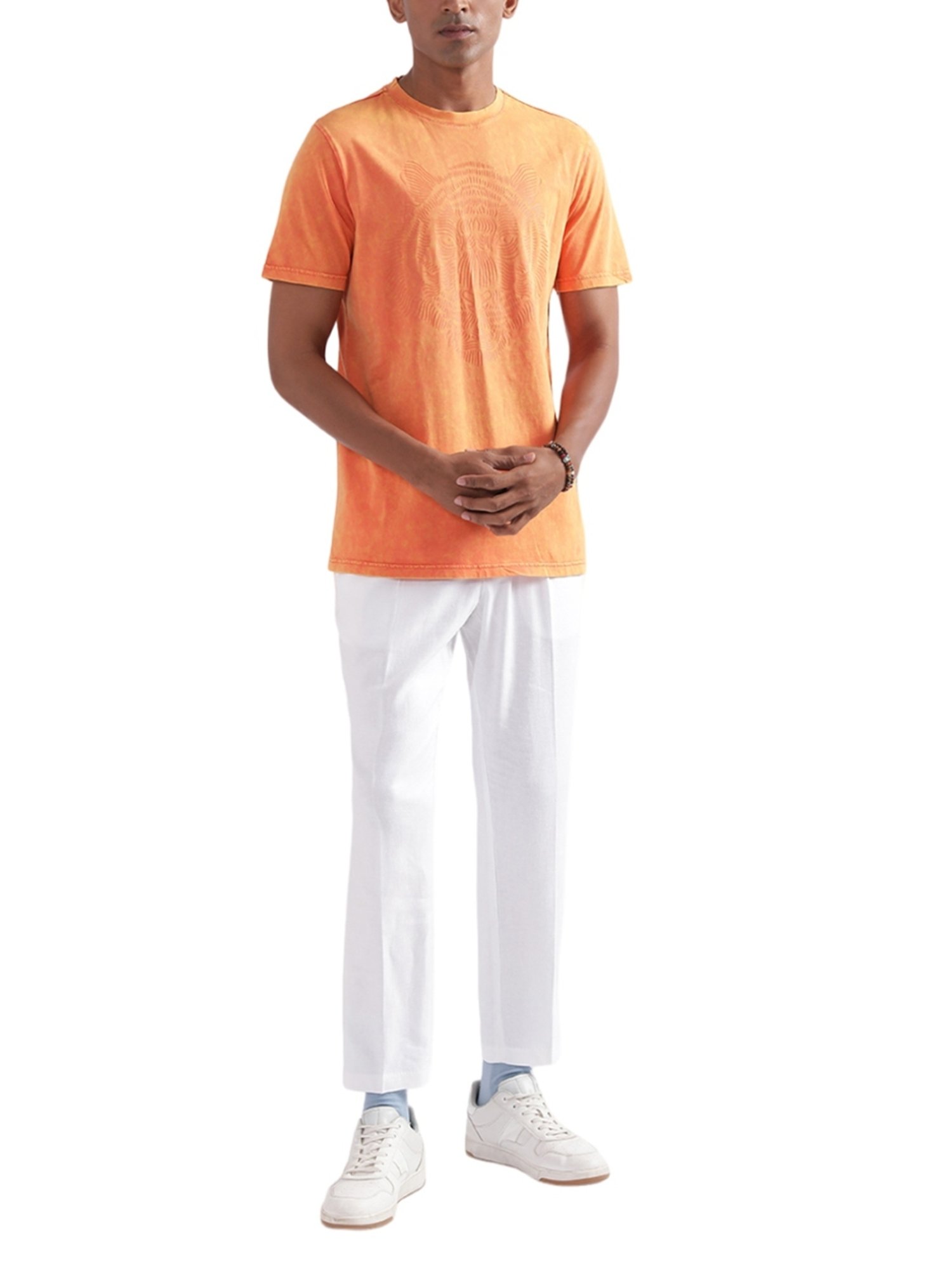 Antony Morato Tangerine Cotton Regular Fit Printed T-Shirt