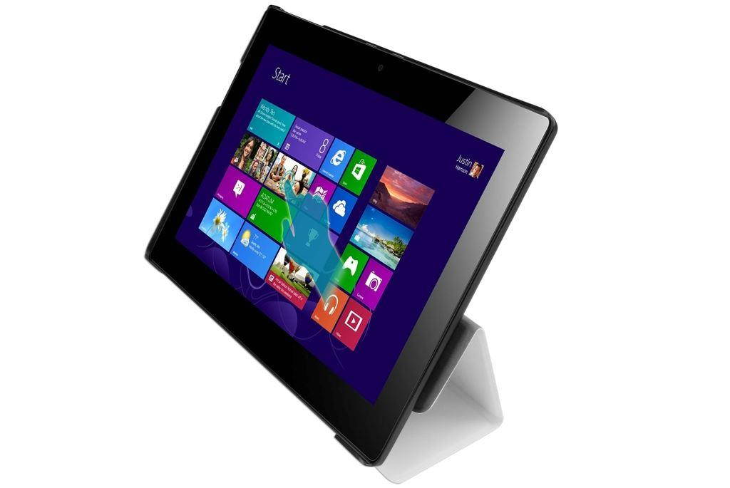 Hellfire Trading Slim Compact PU Magnetic Leather Case for Lenovo Tab 10 A3-A30 - Purple