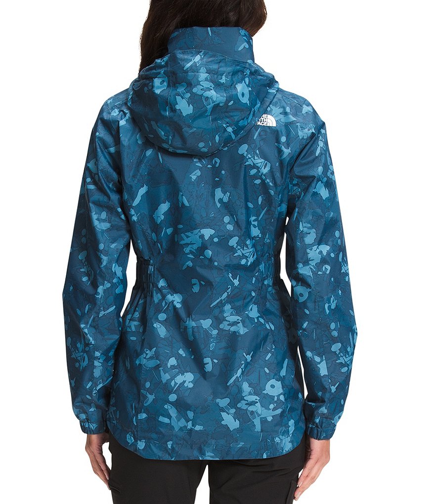 The North Face Printed Long Sleeve Elastic Cuffs Storable Hooded Resolve Parka II