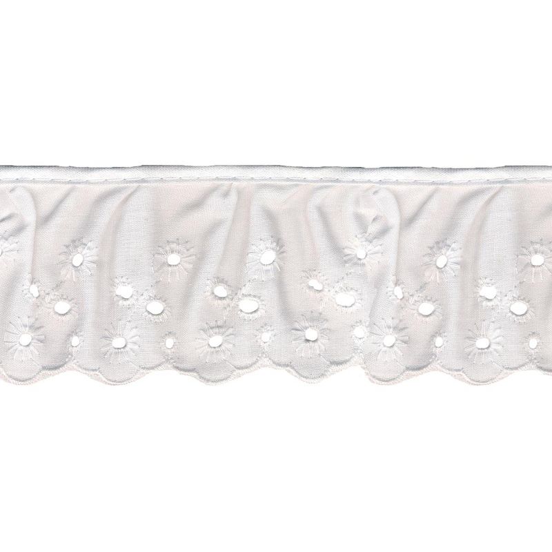 Simplicity Floral Eyelet 2-5/8"X10yd-White