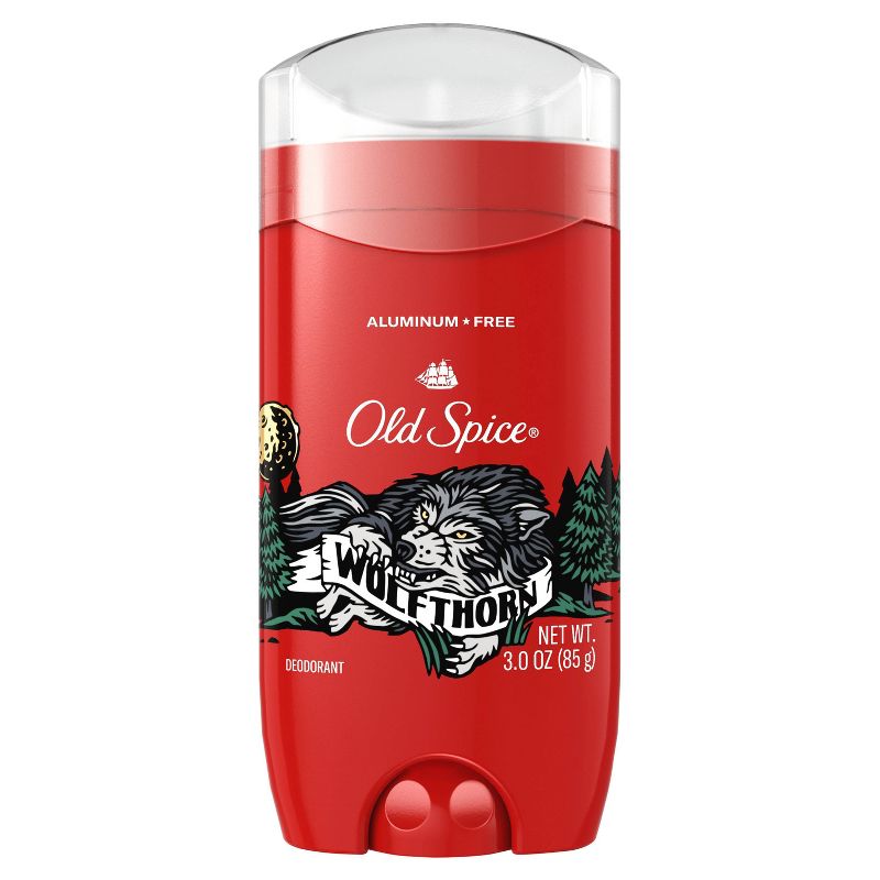 Old Spice Aluminum Free Wolfthorn Scent Deodorant for Men 48 hr. Protection - 3pk - 9oz