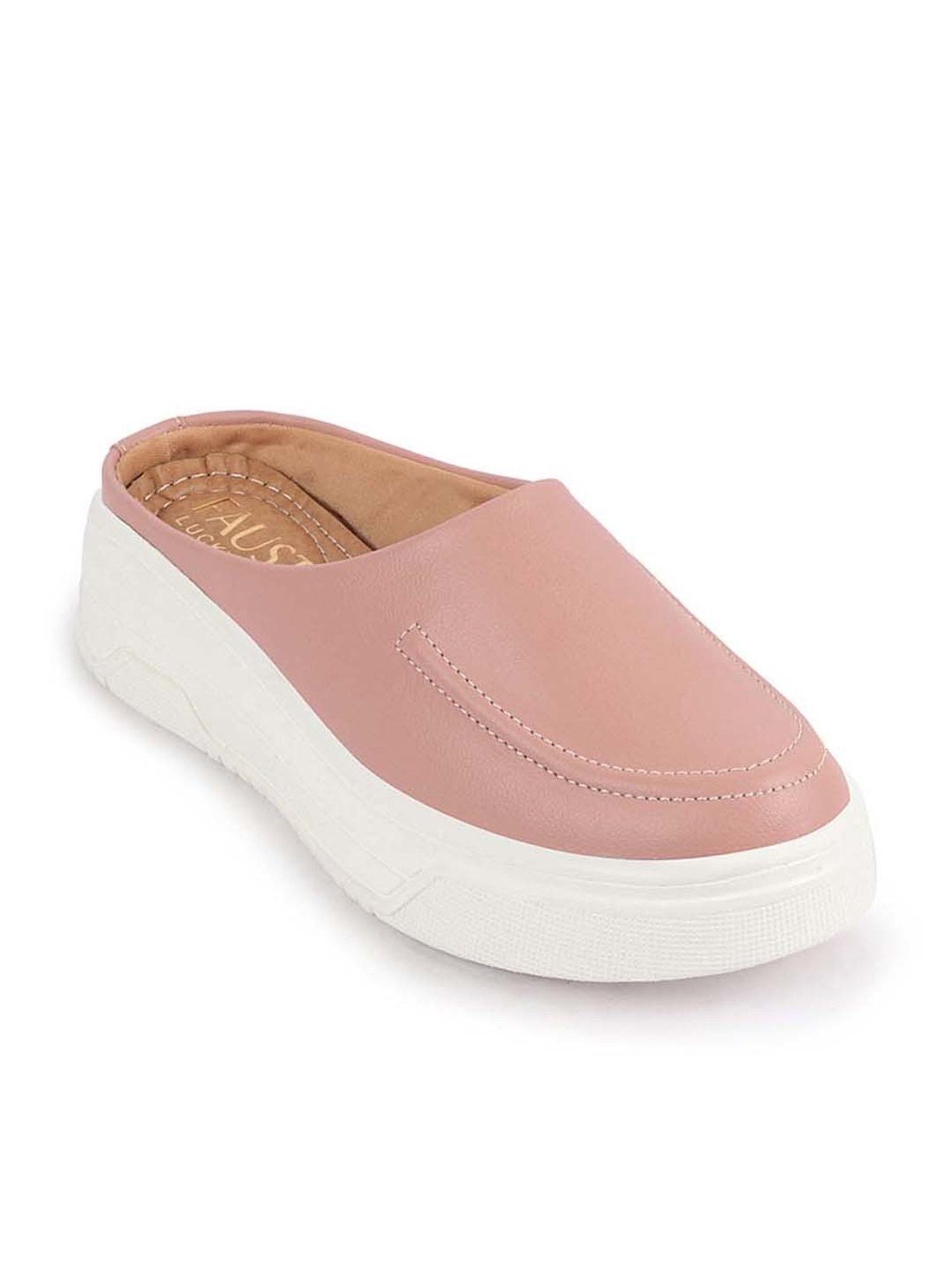 Fausto Women's Pink Mule Shoes