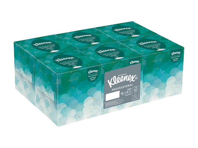 Kleenex Facial Tissue Cube (21271), Upright Face Tissue Box