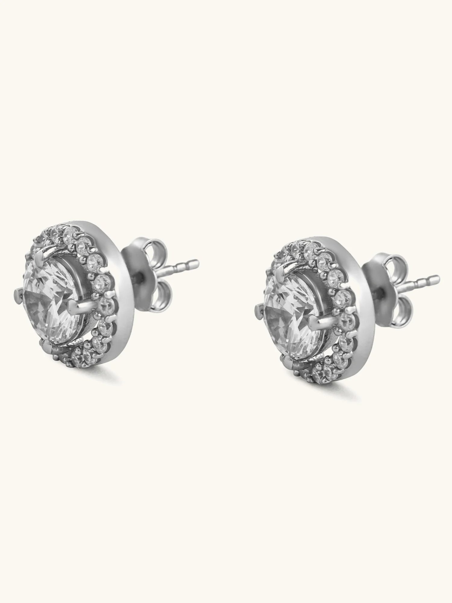 Mabel 92.5 Sterling Silver Stud Earrings for Women