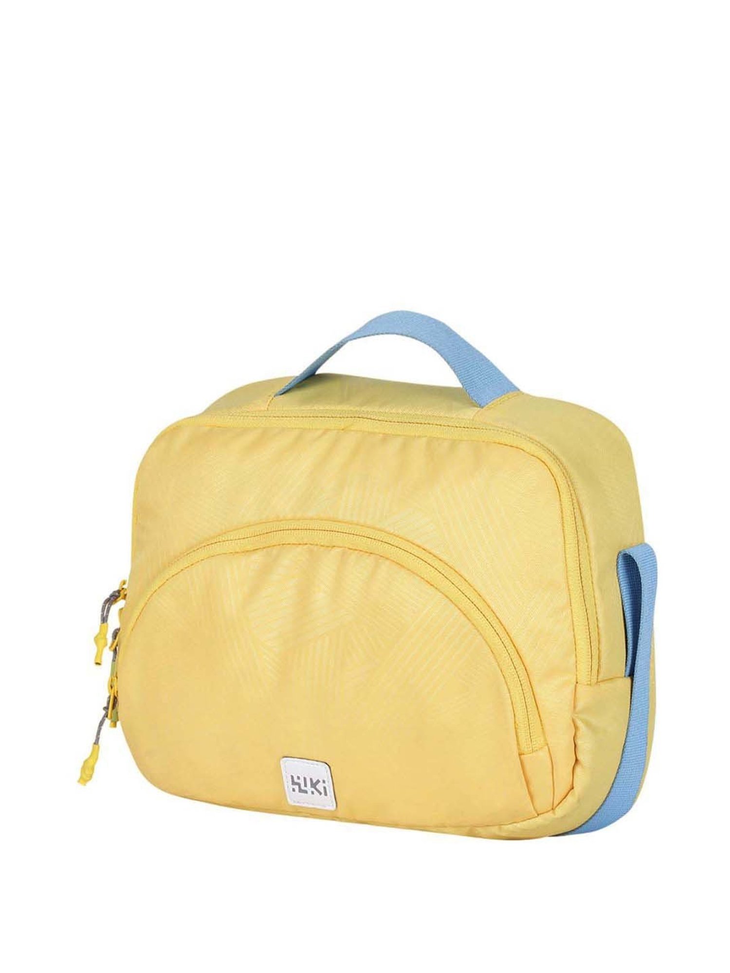 Wiki Yellow Solid Medium Cross Body Bag