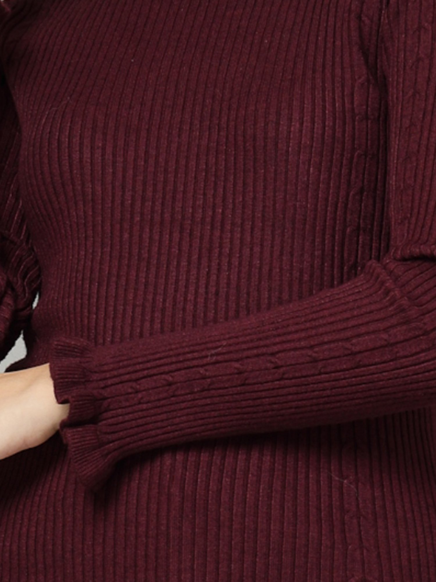 Mafadeny Wine Regular Fit Pullover