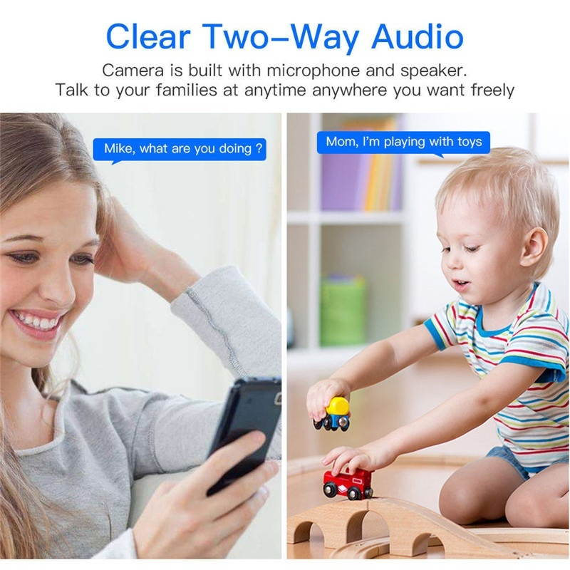Home Security IP Camera Baby Pet WiFi Monitor Smart phones Tablets 720P Webcam US Plug