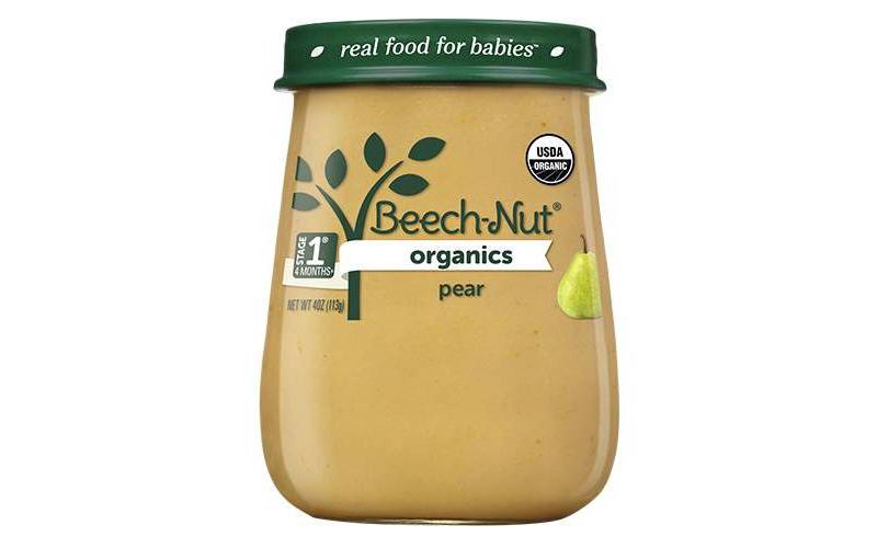 Beech-Nut Organics Pears Baby Food Jar - 4oz