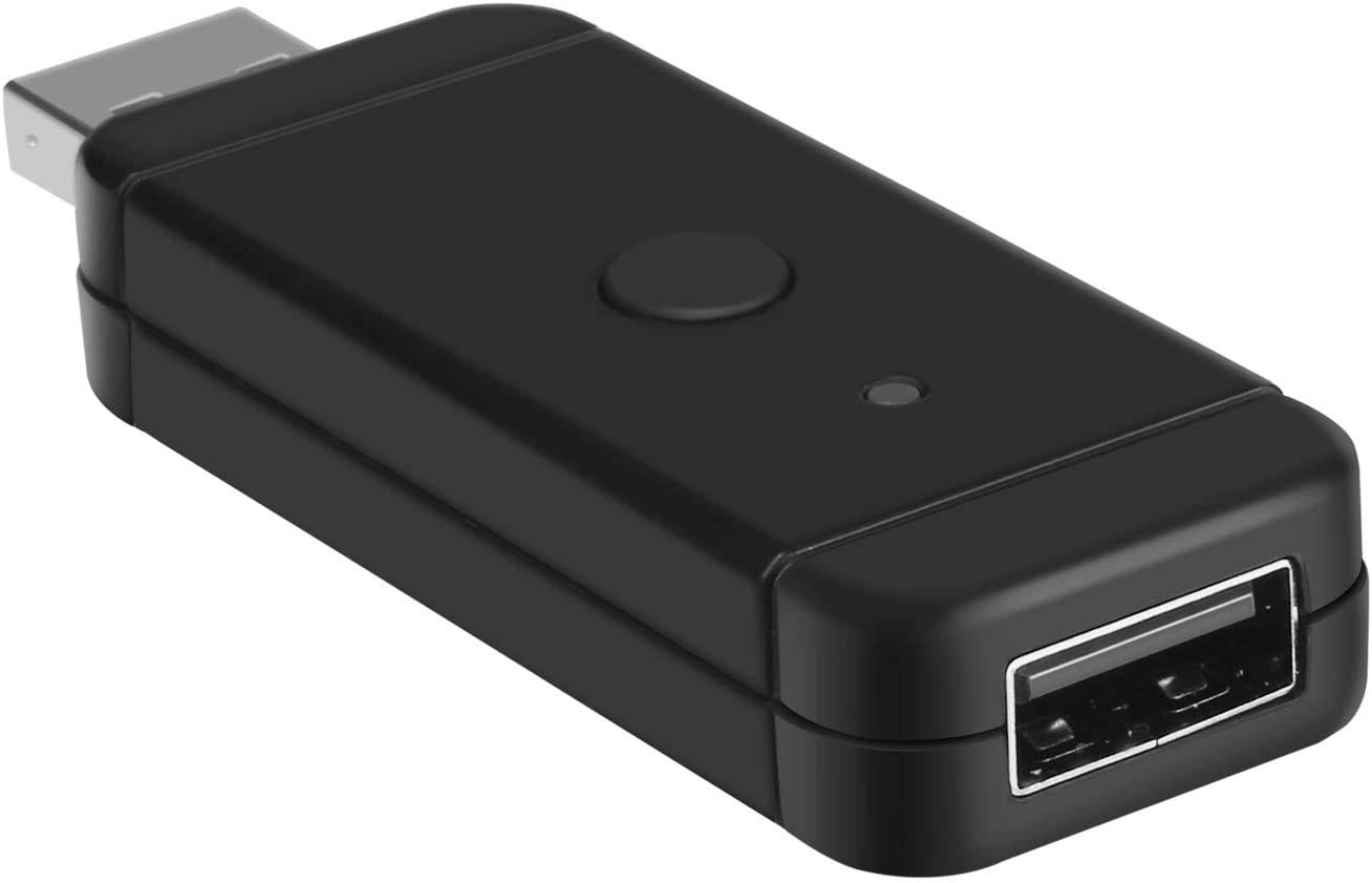 FunTurbo Wireless Controller Adapter for Nintendo Switch/PC & PS3, Bluetooth Controller Adapter Supports Wireless PS4/PS3/Switch/Xbox One X/S Controllers and Wired Xbox One/Xbox 360 Controllers