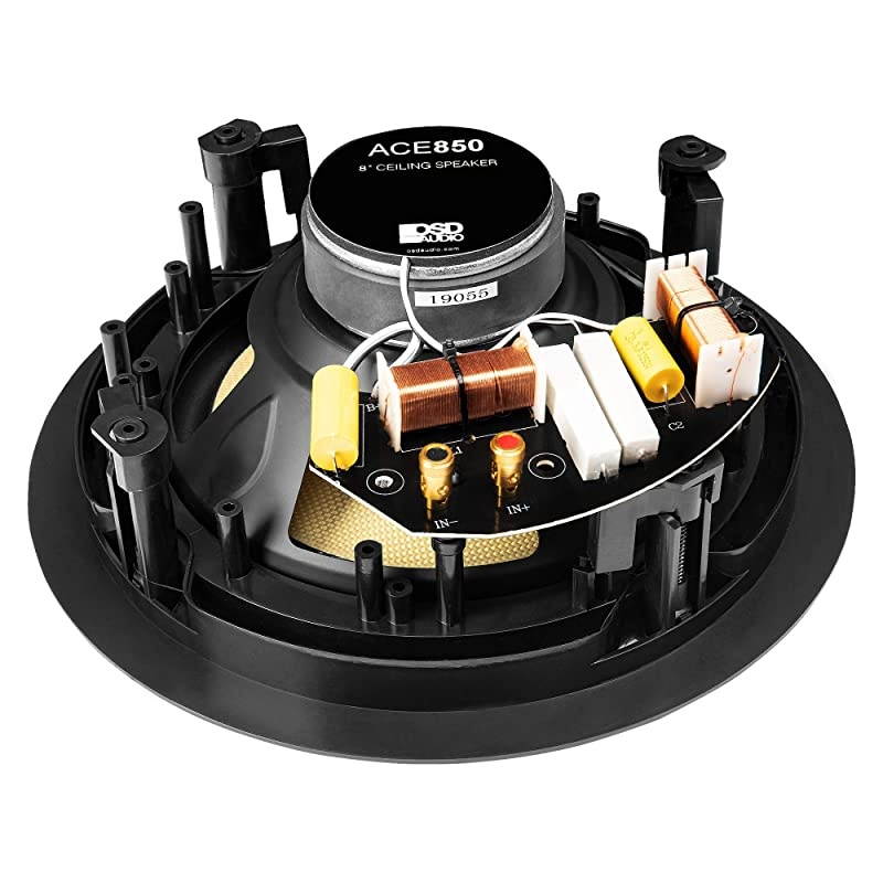 8" Trimless in-Ceiling/in-Wall Speaker w/Kevlar Woofer, Pair 175W &ndash; ACE850