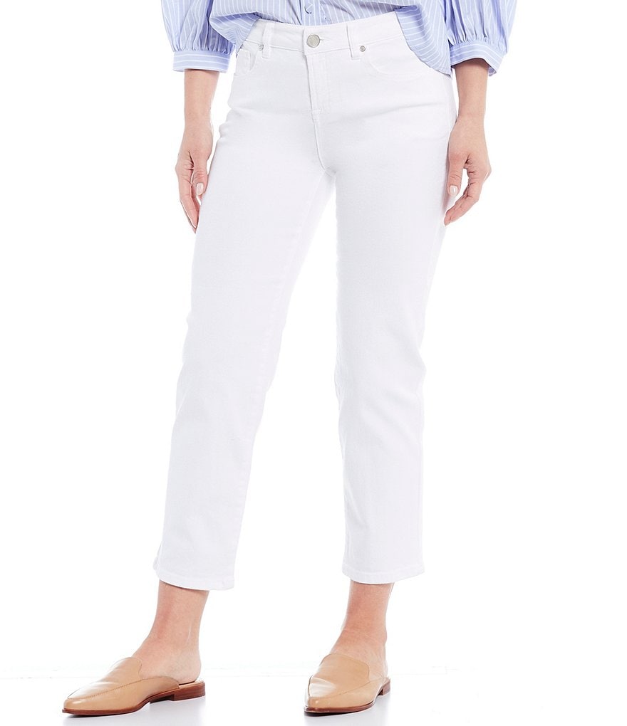 Gibson & Latimer Straight Leg Cropped Jeans