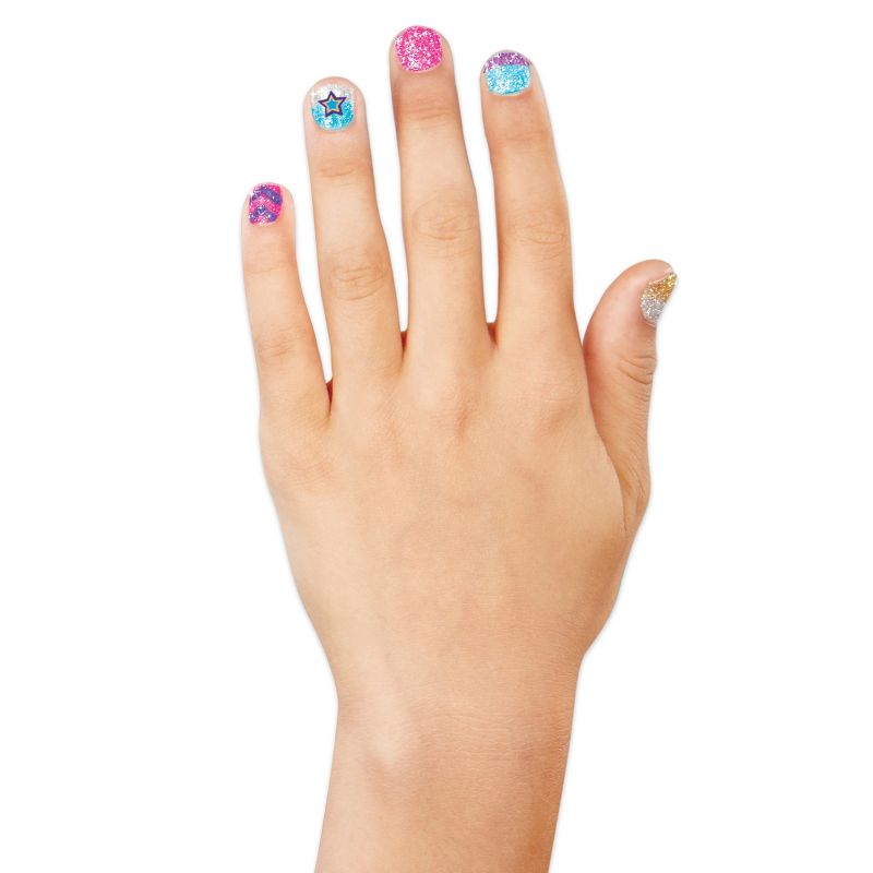 JoJo Siwa Glitter Nails - Glitter Manicure Kit with Custom Decals