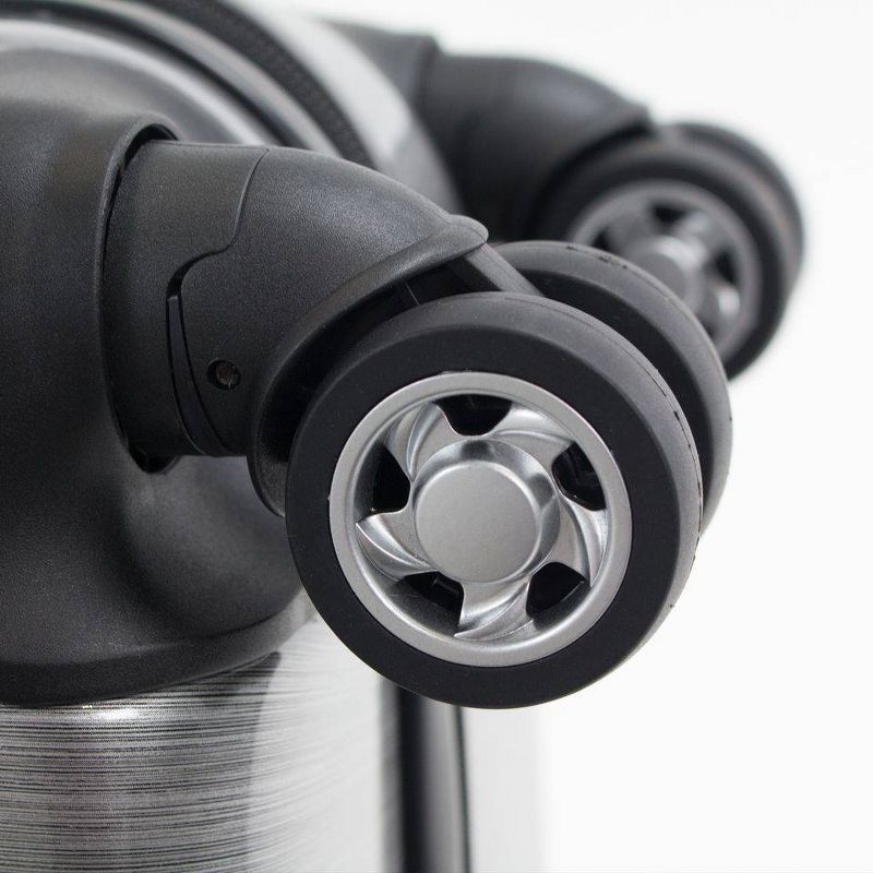 Chariot Travelware CH-513 Duro Suitcase - Brushed Gray