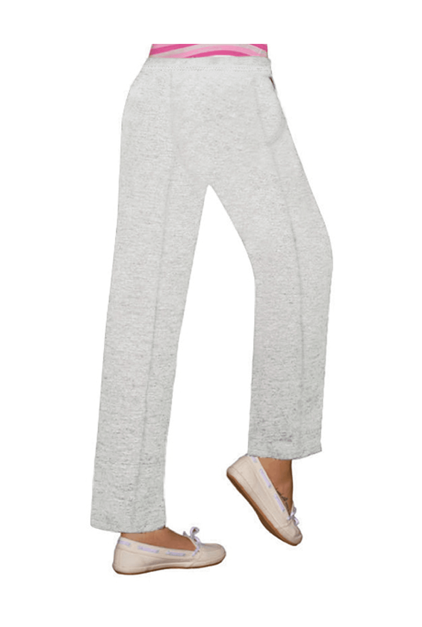 Enamor Grey Textured Pants
