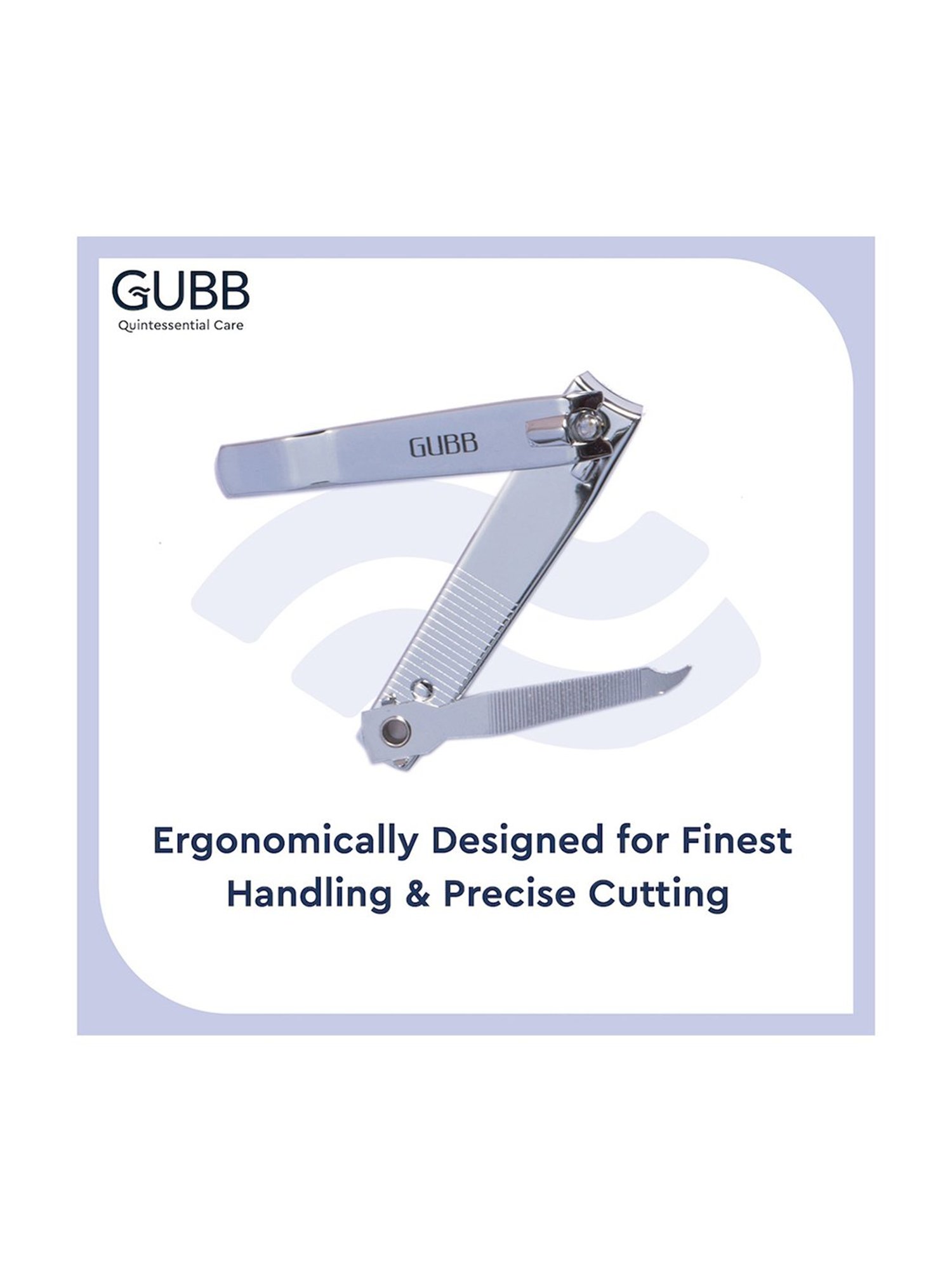 GUBB Toe Nail Clipper for Men & Women, Stainless Steel Nail Cutter
