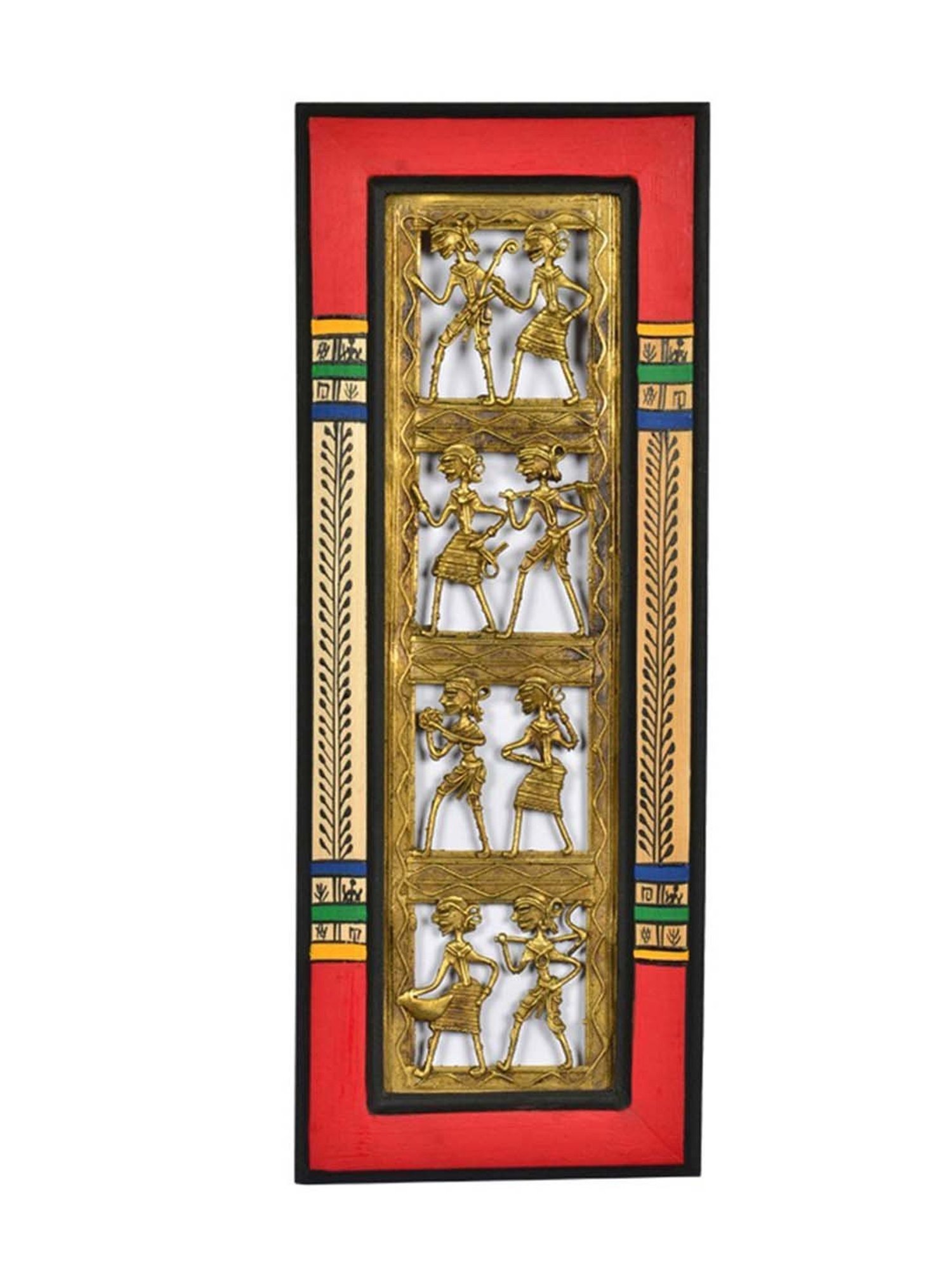 Gathari White & Orange Ceramic Desk Planter