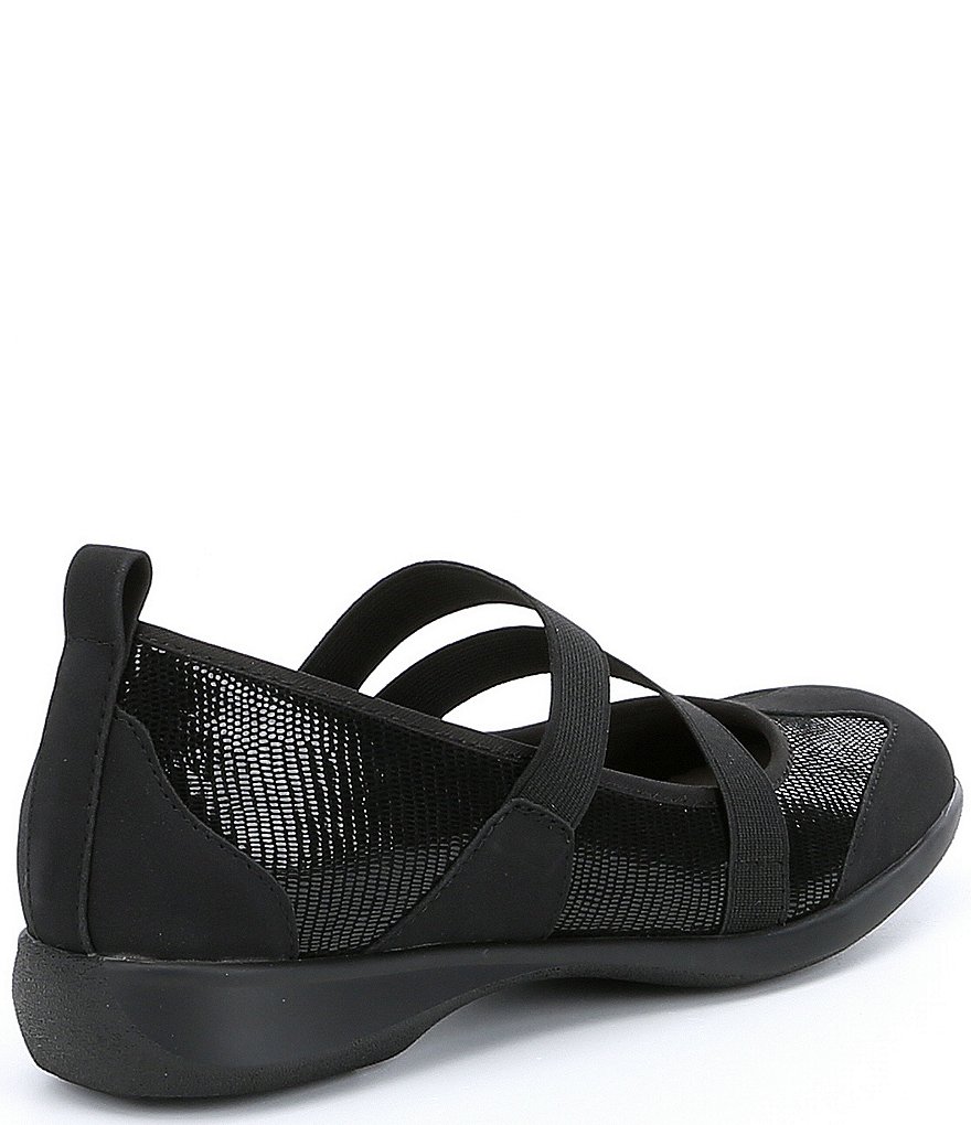 Trotters Josie Mary Jane Suede and Lizard Embossed Slip-On Shoes