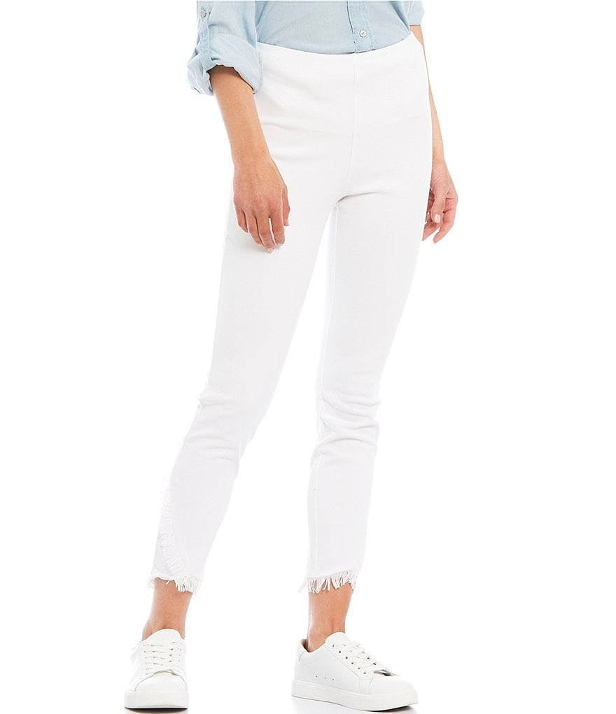 Lysse Fringe Tulip Denim Leggings