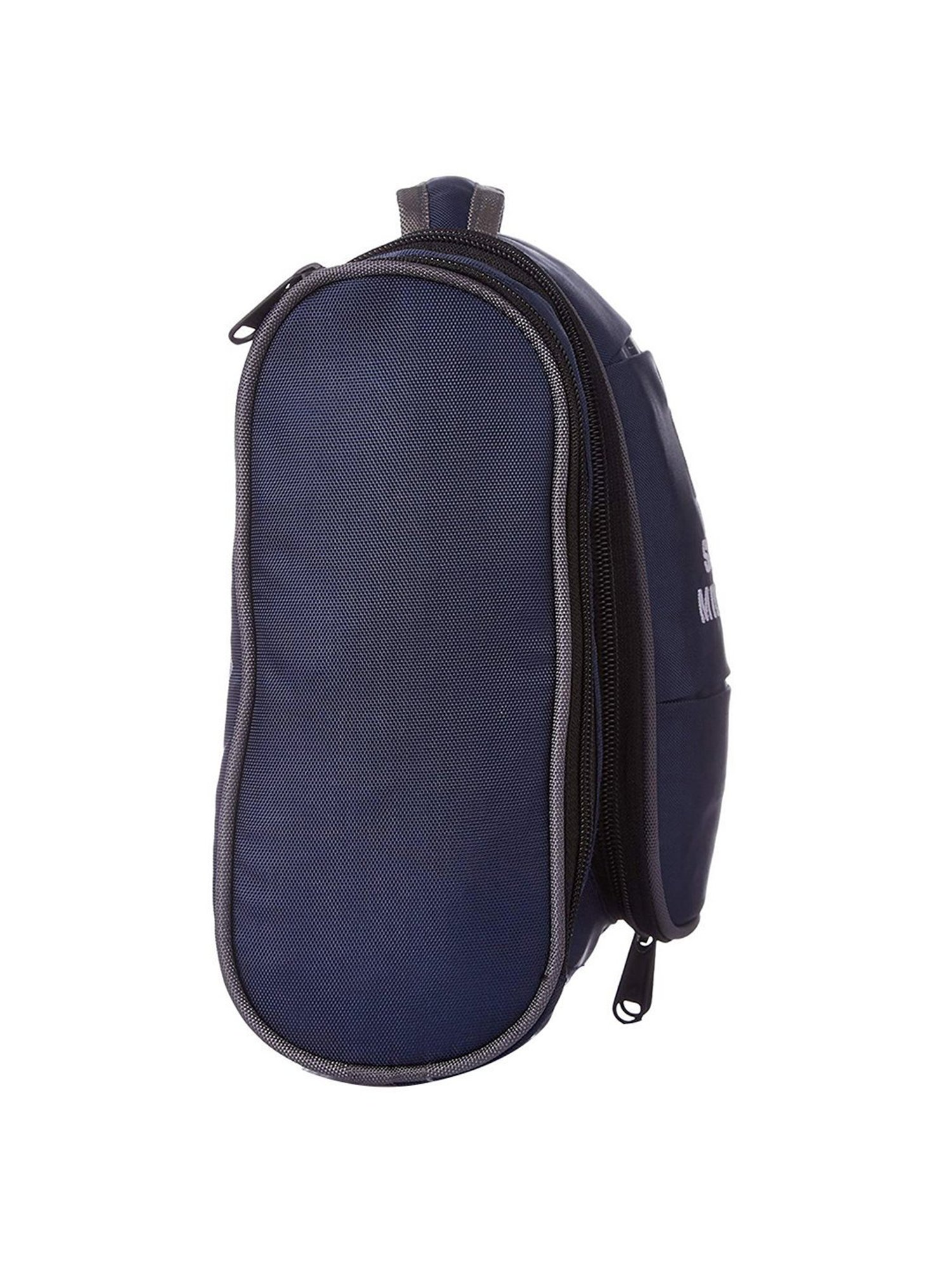 Louis Stitch Brunette Brown Leather Medium Toiletry Pouch