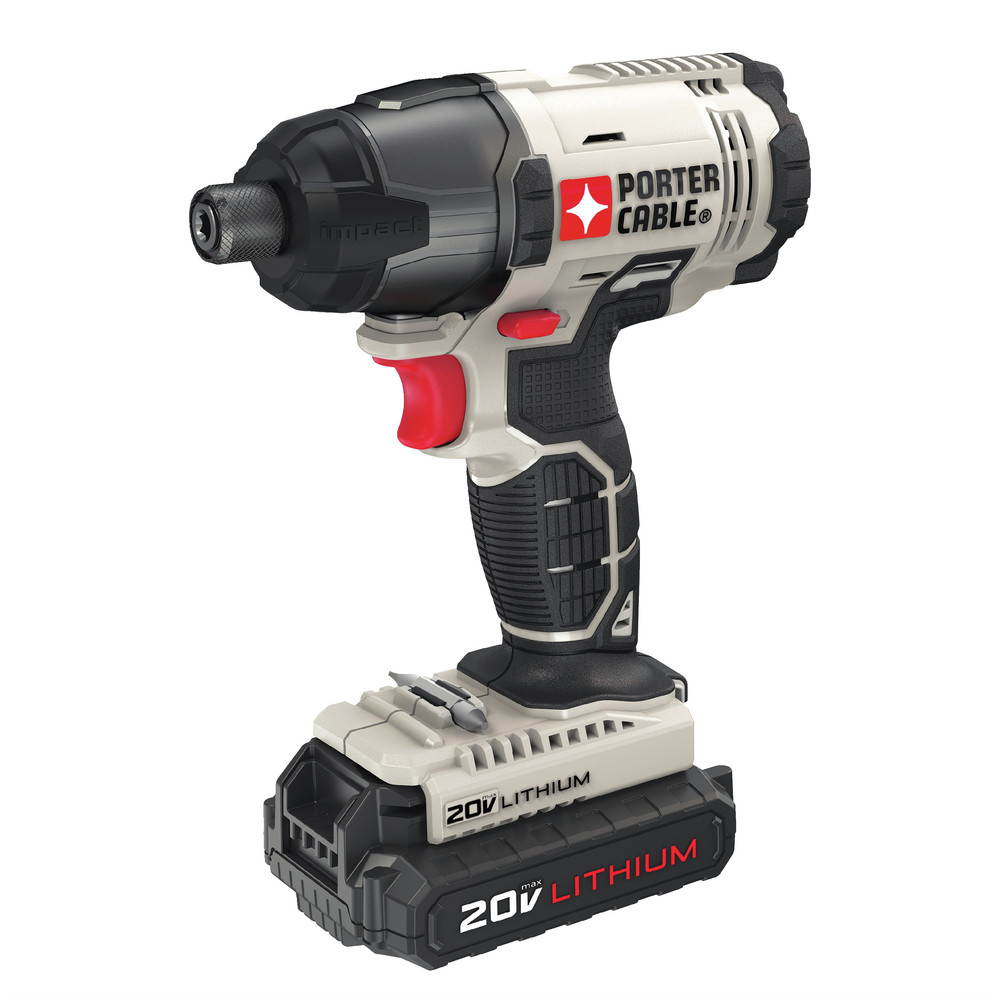 PORTER-CABLE 20V MAX* Cordless Drill Combo Kit, 8-Tool (PCCK6118)