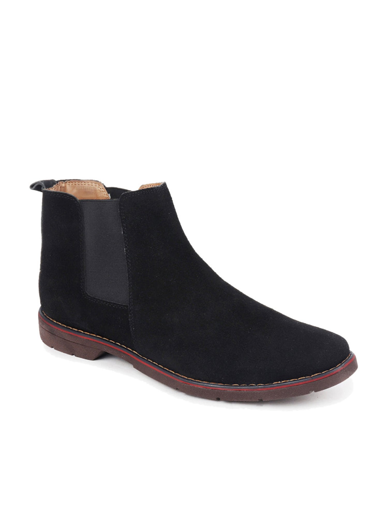 Fausto Men's Black Chelsea Boots
