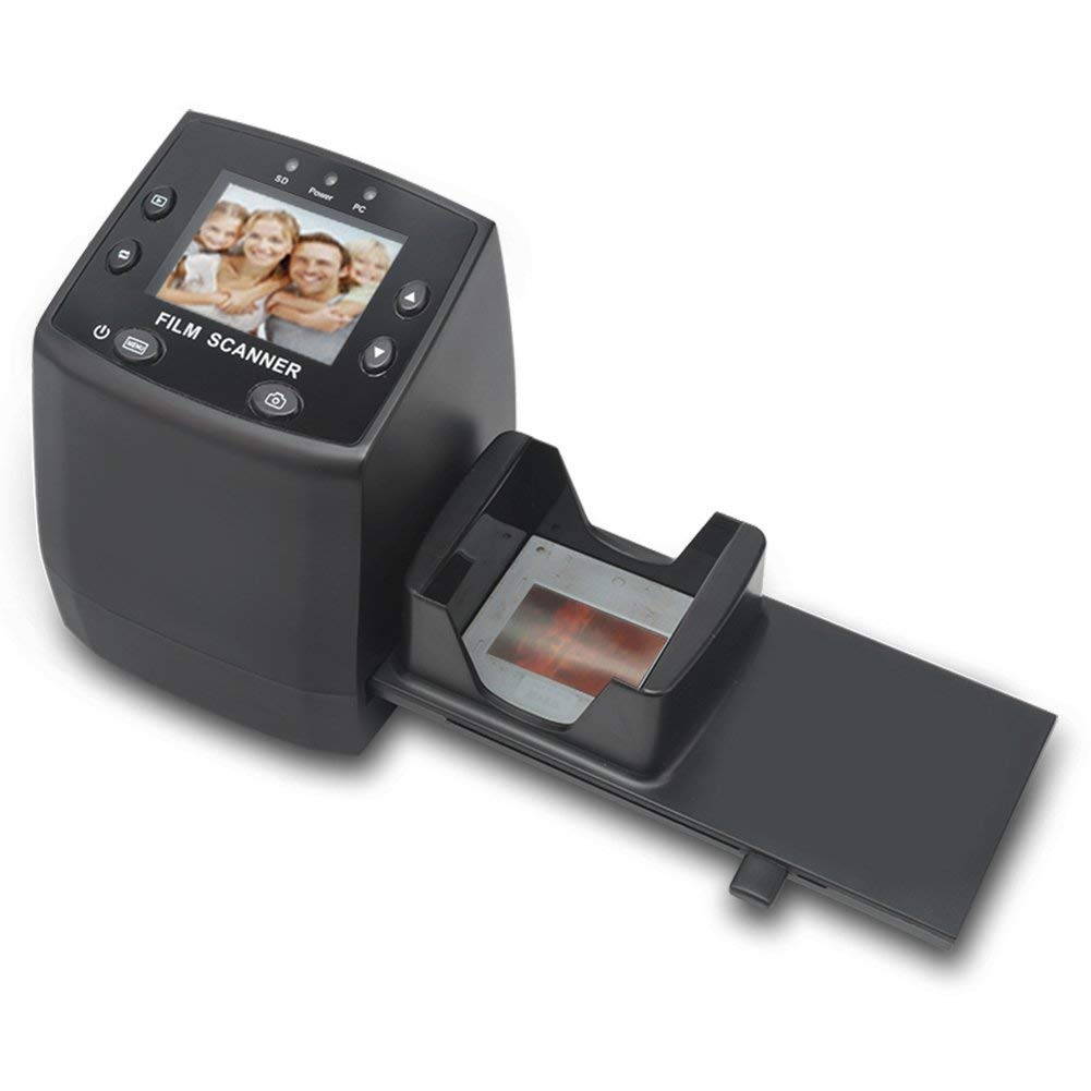 DIGITNOW 135 Film Scanner High Resolution Slide Viewer,Convert 35mm Film,Negative &Slide to Digital JPEG Save into SD Card, with Slide Mounts Feeder No Computer/Software Required