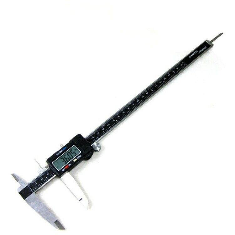 8" Digital Electronic Caliper Precision Stainless Inch Metric LCD Dial NEW
