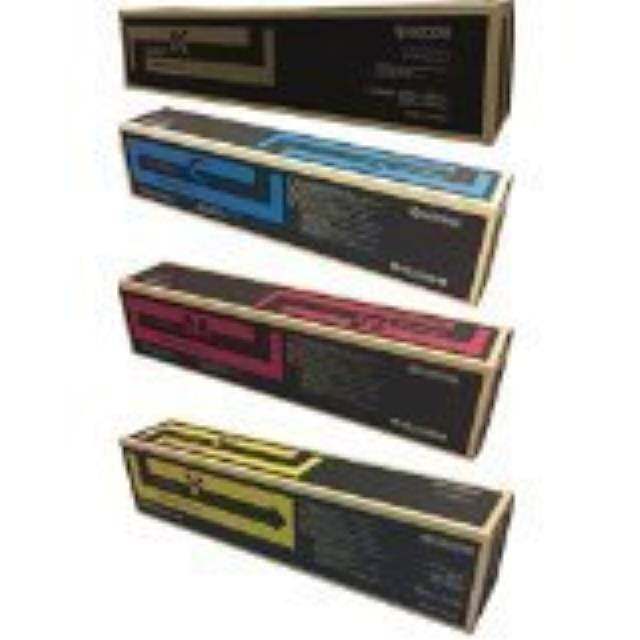 kyocera part# tk8507c, tk8507k, tk8507m, tk8507y toner cartridge set oem