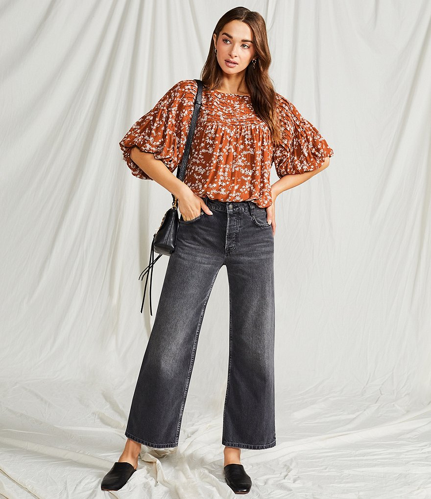 Free People Reese Leather Flat Mules