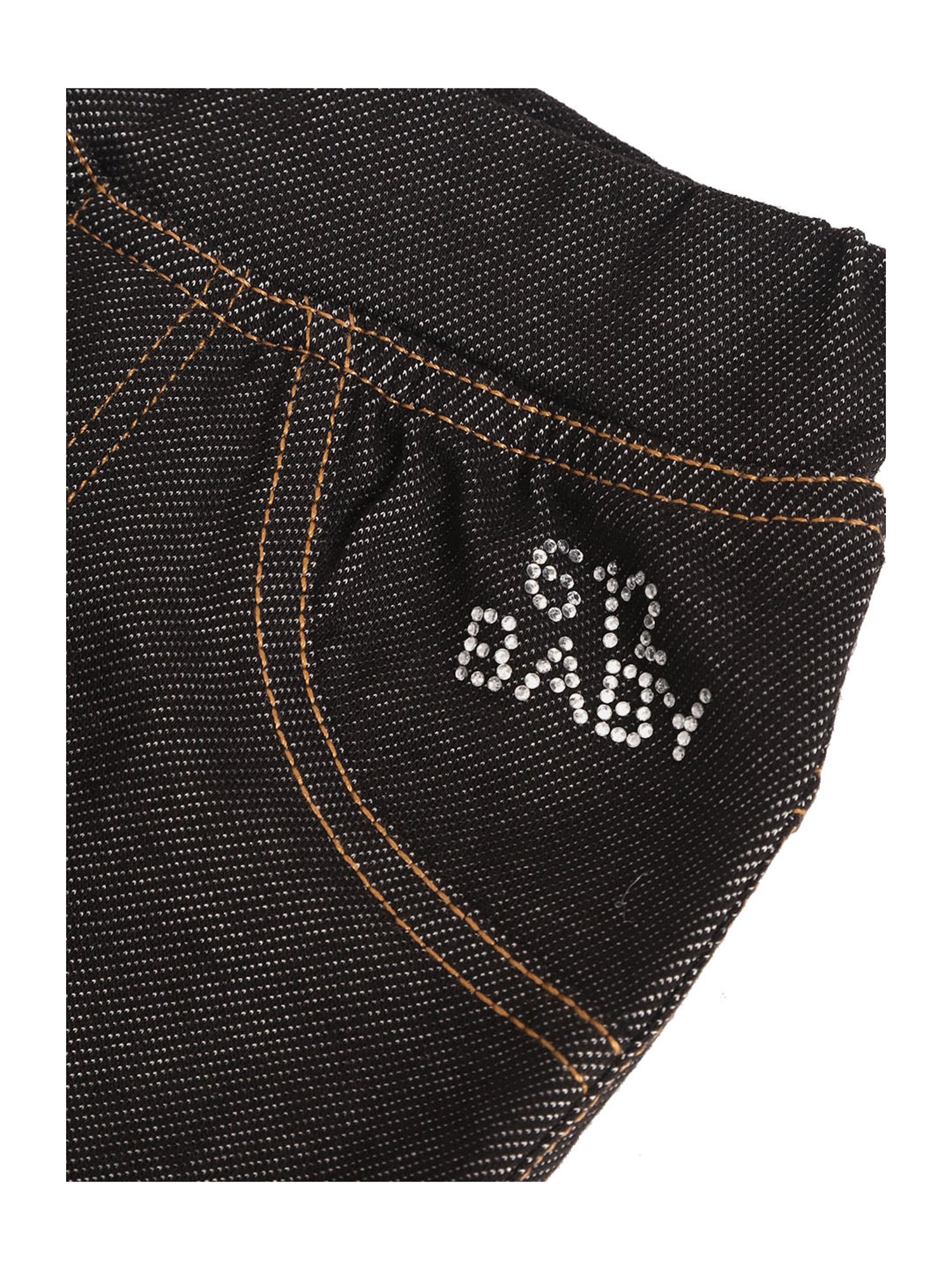 612 League Kids Black Cotton Capris