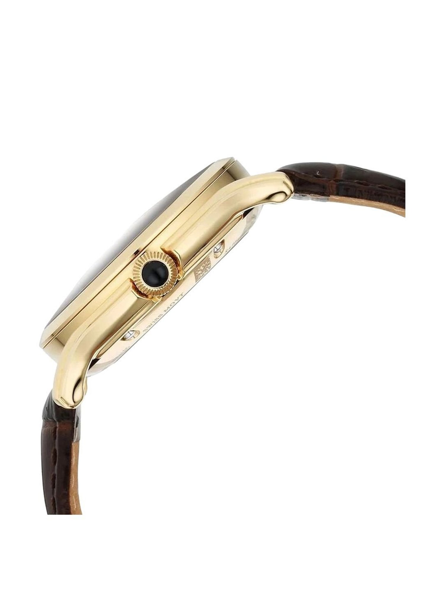 Nebula 5074DL01 Art Deco Skeleton Automatic 18 Karat Solid Gold Watch for Men